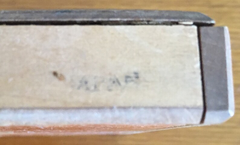 Wooden Trinket Box Vintage Wooden and Mother of Pearl Inlay Box Wooden Inlay Jewelry Box