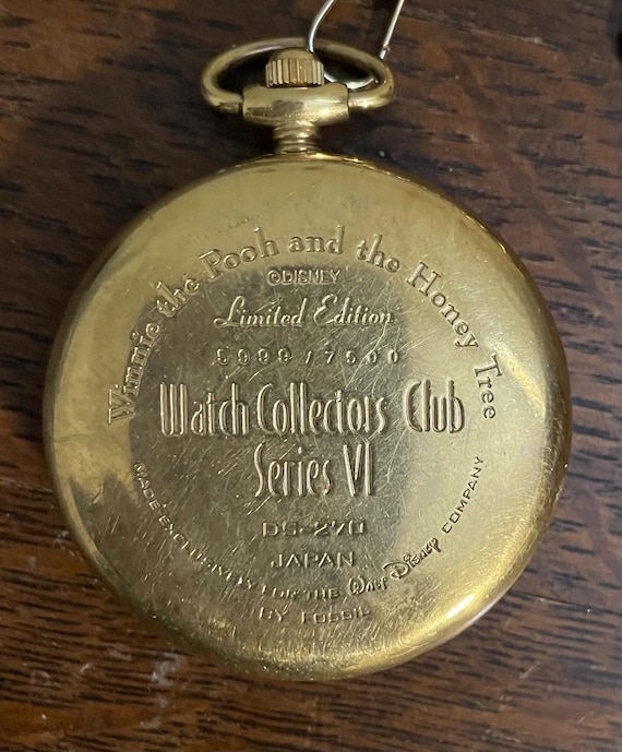 1997 Limited Edition Disney Winnie-the-pooh Pocket Watch- Vintage