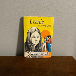First Edition, Later Printing of Deenie by Judy Blume- Late 1970&#39;s Hardcover Edition of Deenie