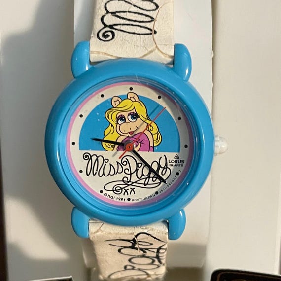 1991 Lorus Miss Piggy Watch- Vintage Women
