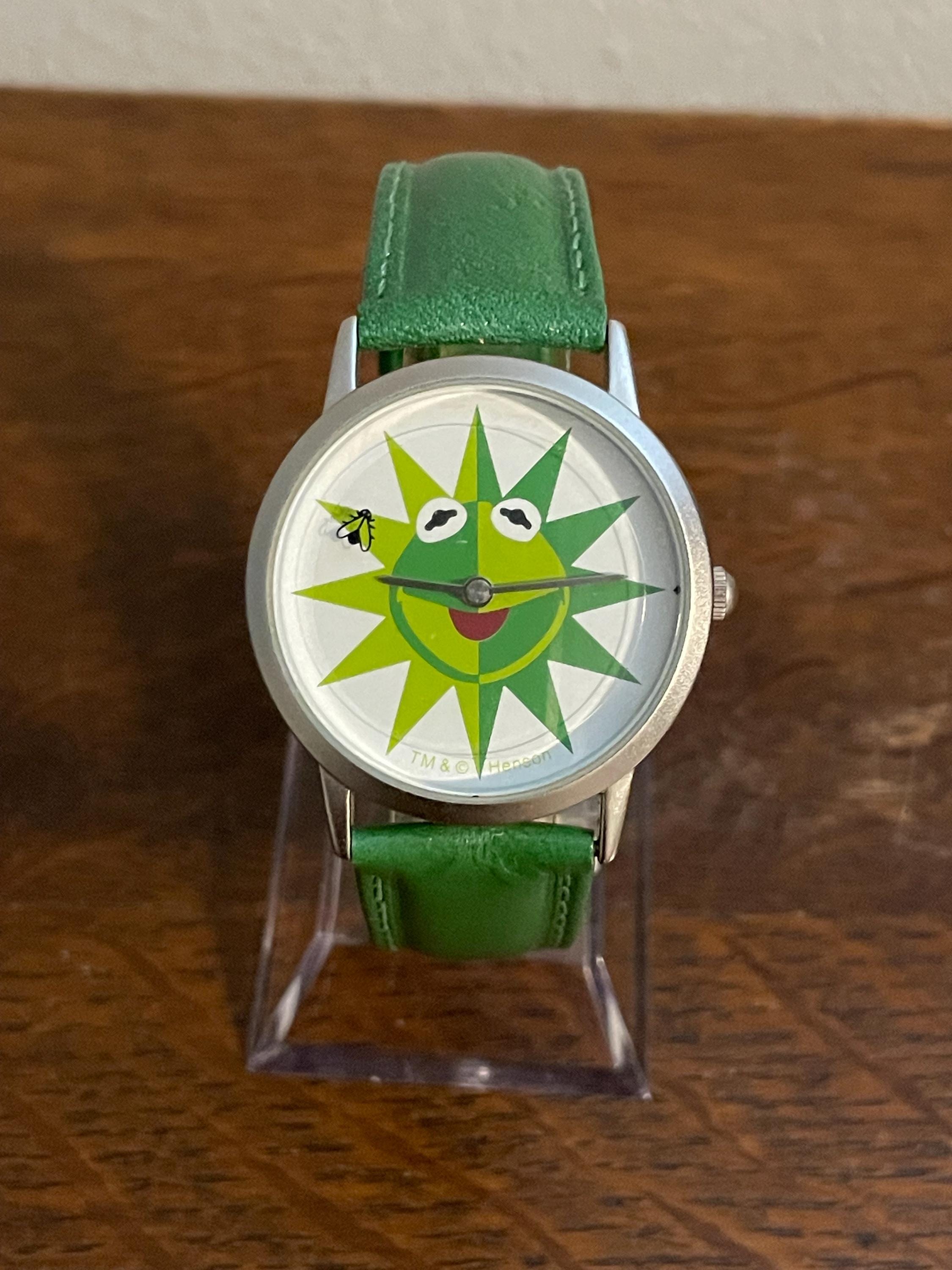 Henson Associates Kermit the Frog Watch- Vintage Kermit and Fly