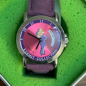 1990’s Miss Piggy Watch- Vintage Genender International Kermit Collection Miss Piggy Watch