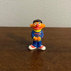 1971 Sesame Street Ernie Holiday Ornament- Vintage Ernie Sesame Street Christmas Ornament