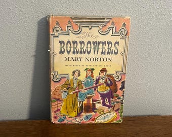 First Edition, Later Printing of The Borrowers by Mary Norton, Illustrated by Beth and Joe Krush
