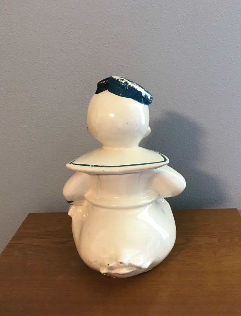 1940's Disney Donald Duck Cookie Jar Vintage Donald Duck | Etsy
