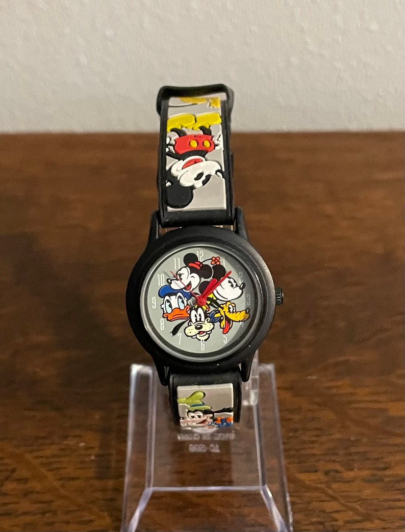 1990's Disney Time Works Mickey Mouse and Friends Watch Etsy