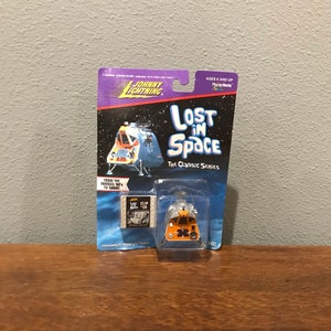 1998 Lost in Space Escape Pod Toy Figure, with Clip from the Show, in Original Packaging