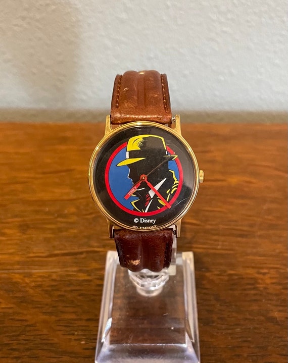 1990s Timex Disney Dick Tracy Watch Vintage Unisex Disney Dick Tracy Silhouette Watch Etsy Ireland