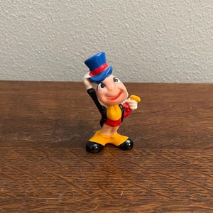 1960’s Walt Disney Productions Jiminy Cricket Figurine- Vintage Ceramic Jiminy Cricket Figurine