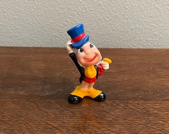 1960’s Walt Disney Productions Jiminy Cricket Figurine- Vintage Ceramic Jiminy Cricket Figurine