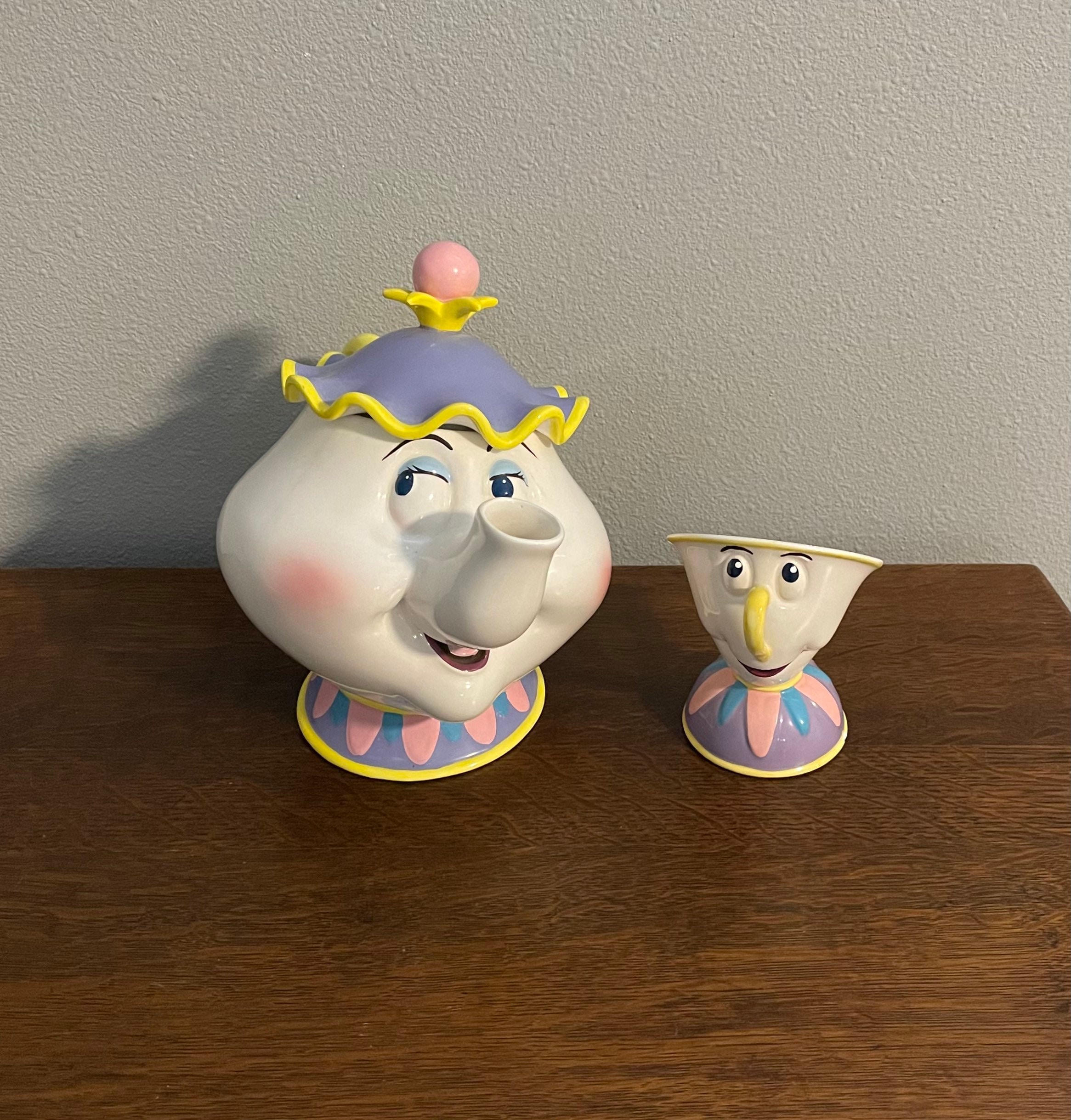 Beauty and the Beast Ms. Pots and Chip Straw Cover Fast -  in