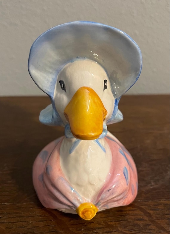 Jemima Puddle-duck Toby Jug- Beatrix Potter Figurine- John Beswick