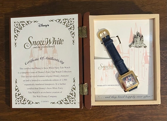 1990's Disney Fairy Tale Watch Collection Snow White and the Seven Dwarfs Watch View 3