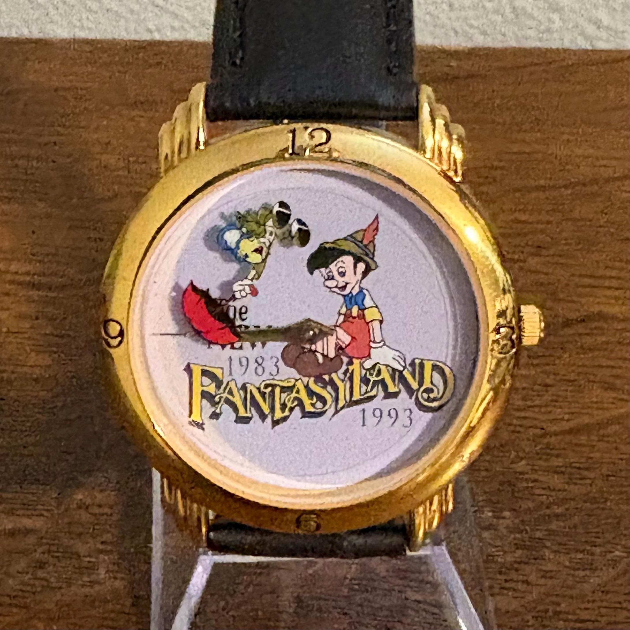 Limited Edition Pinocchio Jiminy Cricket Disney Vintage Wind Up Watch WORKS Jiminy Cricket Watch for sale | eBay main image 2