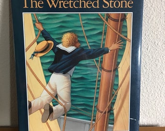 Erste Auflage, Erster Druck von The Wreched Stone, von Chris Van Allsburg- 1991 First Edition, Erster Druck