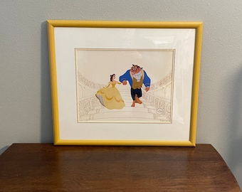 671 Walt Disney セリグラフセル画 ミッキー&ミニー ヴィンテージ ミッキー＆ミニーマウス セル画、勇敢な小さな仕立て屋
