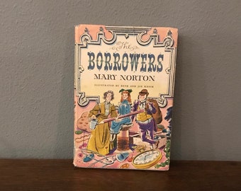 First Edition, Later Printing of The Borrowers by Mary Norton, Illustrated by Beth and Joe Krush