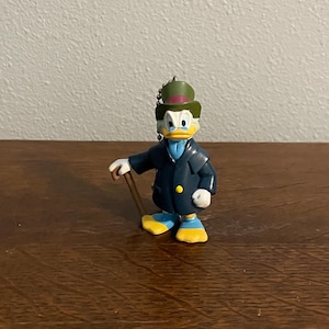 2002 PMI Scrooge McDuck Mickey’s Christmas Carol Keychain- Vintage Rubber Disney Ebenezer Scrooge Keychain