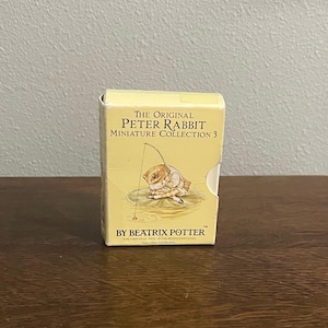 1988 Edition of The Original Peter Rabbit Miniature Collection 3 by Beatrix Potter- Vintage Set of Four Beatrix Potter Books