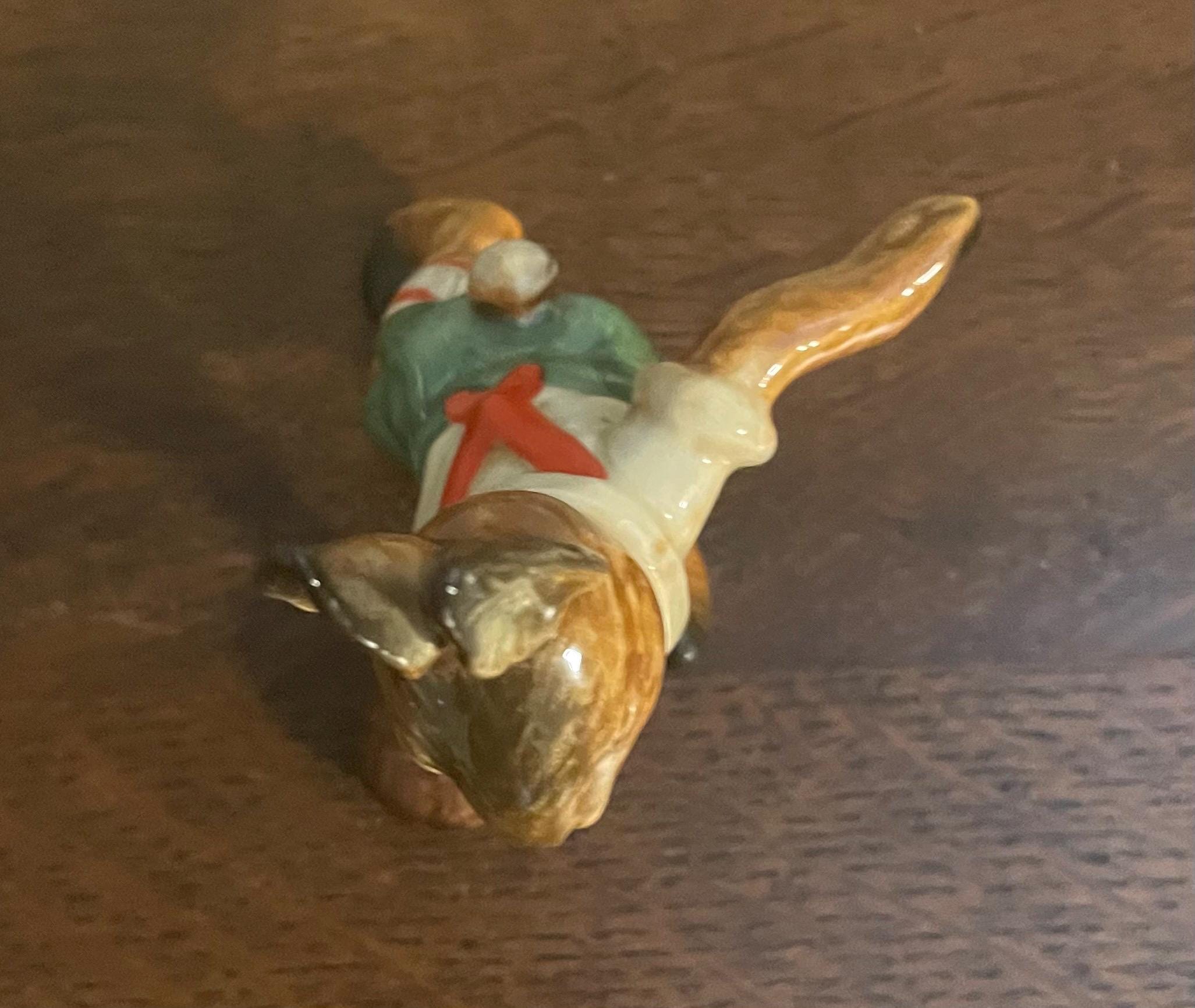 1980’s Goebel Bavarian Bunnies Bowling Figurine- Vintage Goebel Bowler ...