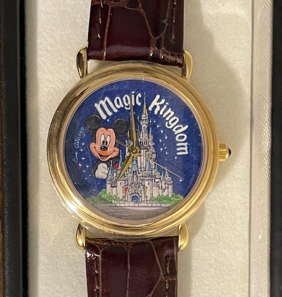 Disney Artist Walt Disney World Magic Kingdom Watch- Vintage Disney Mickey Mouse Magic Kingdom Watch