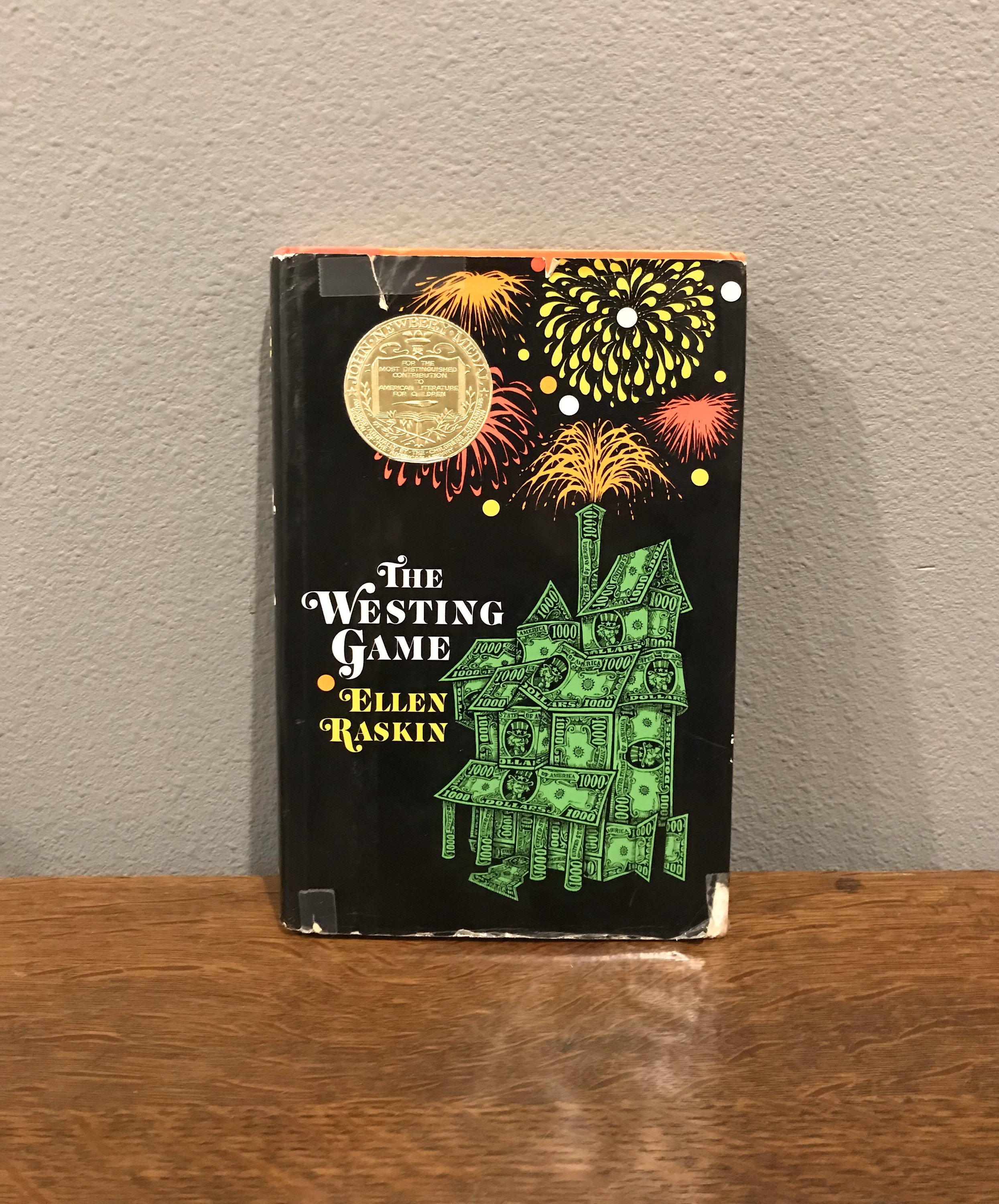 著者の署名入り、エレン・ラスキン著『ウェスティングのゲーム』第 1 版、第 2 刷 - Etsy 日本, image size:2490x3000