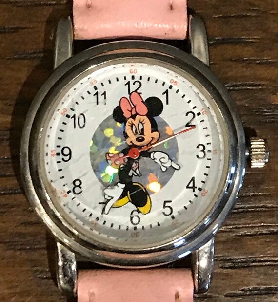 Disney Store Minnie Mouse Wristwatch- Vintage Wom… - image 7