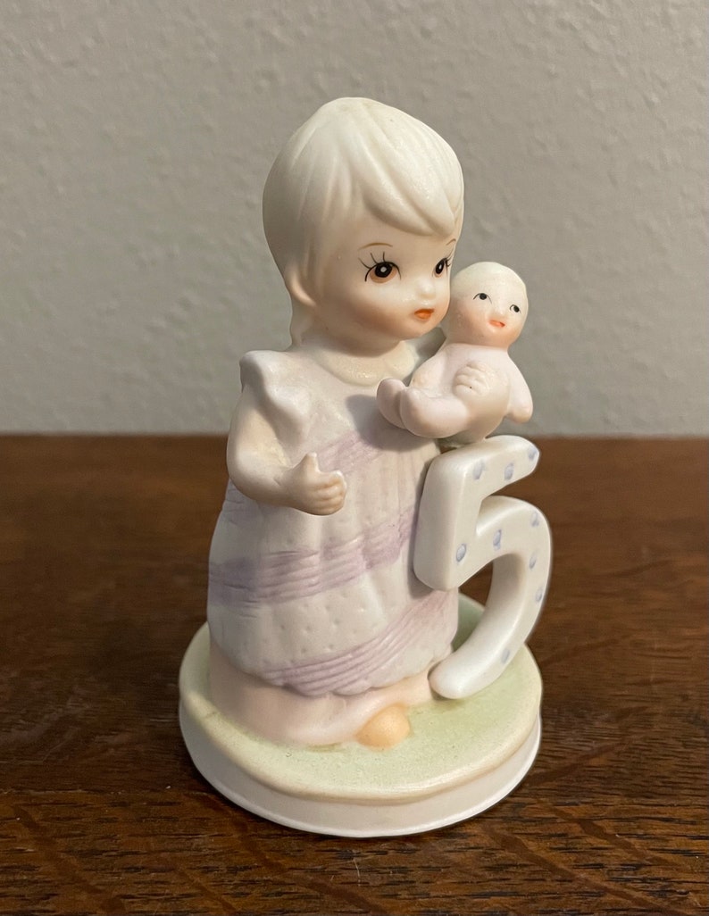 1982 Lefton China Christopher Collection Five Year Girl Figurine ...