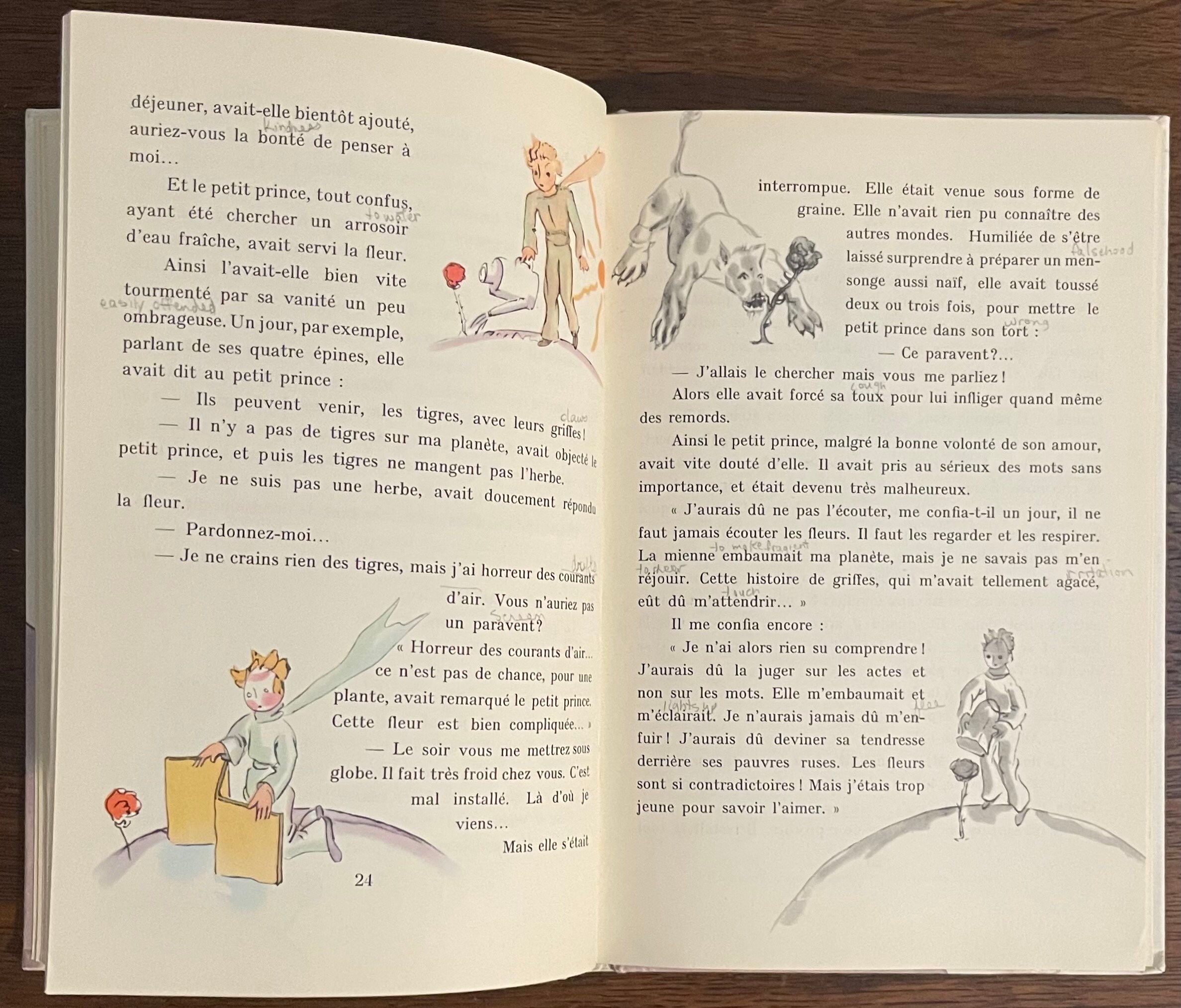 1970 Educational Edition of Le Petit Prince by Antoine De Saint