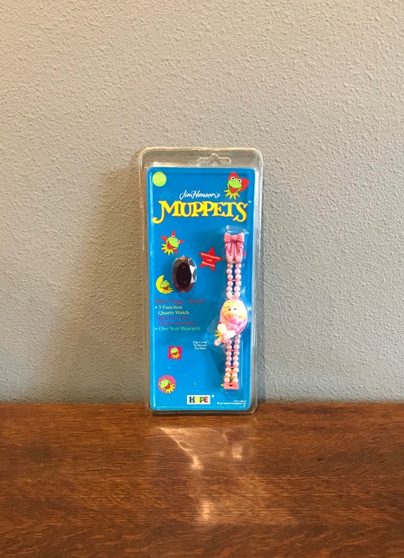 1993 Muppets Miss Piggy Bracelet Watch- Vintage Ho