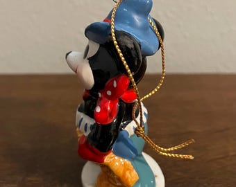 1970's Walt Disney Productions Two Gun Mickey Ornament- Vintage