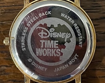 【Disney】ディズニータイムワークス　ミッキーマウス　腕時計 1990 年代のディズニー タイム ワークス ミッキー マウスと仲間