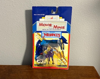 Statuetta Gonzo in metallo pressofuso del 1987 - Minifigure vintage del film Muppet, Via col vento, Rhett Gonzo