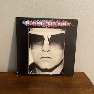 1979 Elton John  Victim of Love LP- Vintage Elton John Record