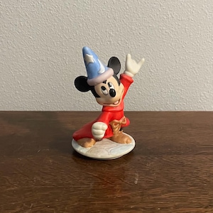 1980’s The Sorcerer’s Apprentice Figurine- Vintage Disney, Sri Lanka Fantasia Mickey Mouse Figurine