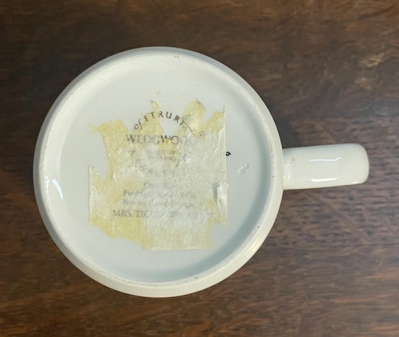 Wedgwood Mrs. Tiggy-winkle Mug- Vintage Beatrix Potter the Tale of