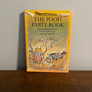 1971 First Edition of The Pooh Party Book by Virginia H. Ellison, Illustrations by E.H. Shepherd