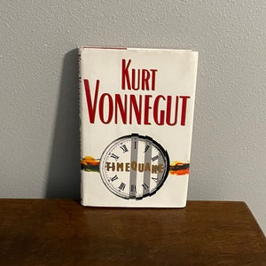 Primeira edição de 1997, quarta impressão de Timequake, de Kurt Vonnegut