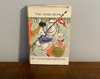 First Edition, Second Printing of The High King by Lloyd Alexander- 1969 First Edition, Second Printing