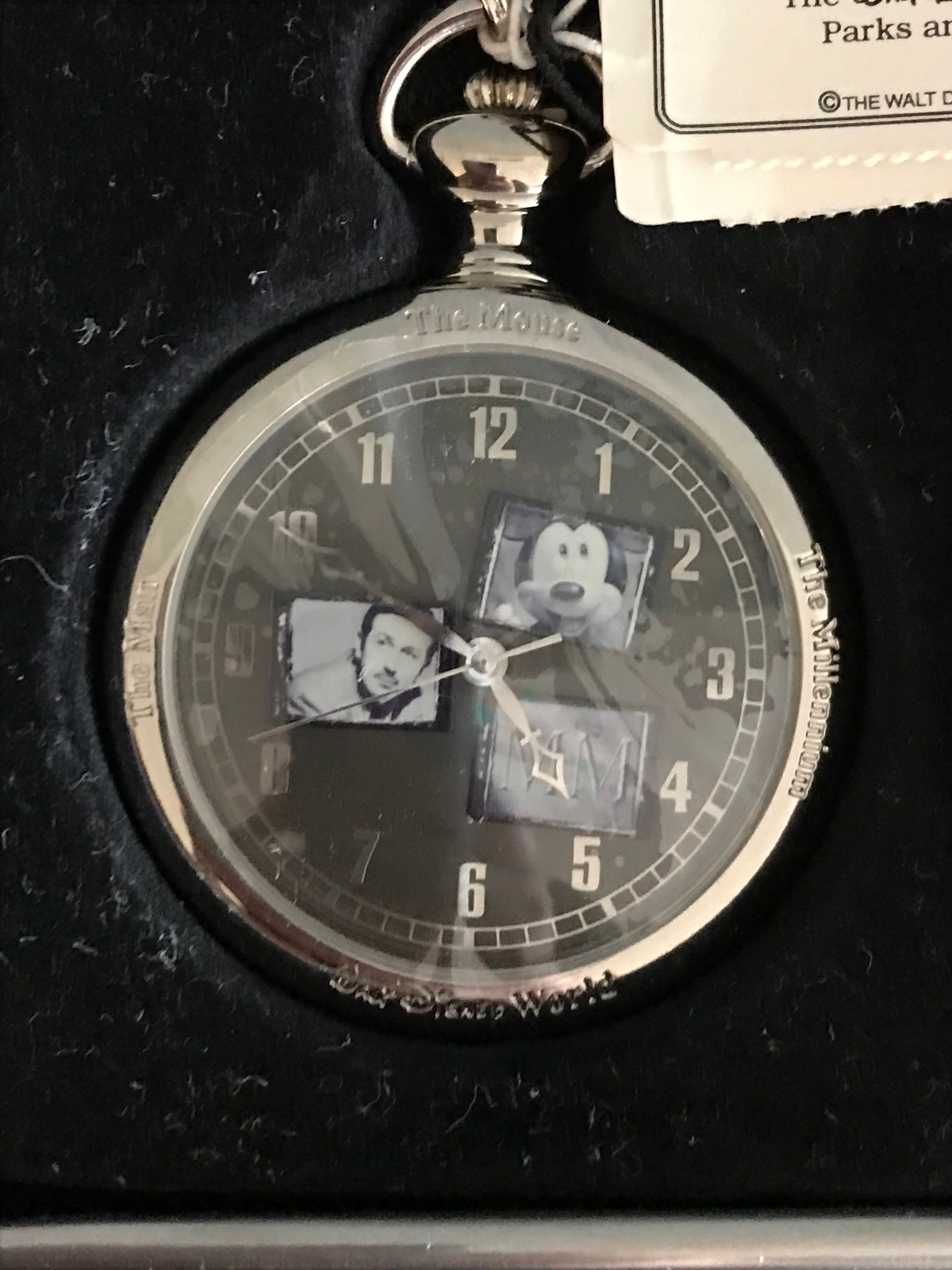 2000 Disney Parks the Man the Mouse the Millennium Pocket Watch