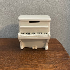 1979 Fitz and Floyd Piano Bank- Vintage Fitz & Floyd Ceramic Piano Bank