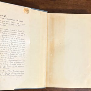 C.S.ルイス著『カスピアン王子の冒険』初版、第9刷、ポーリン・ベインズ挿絵 - アメリカ初版、第9刷 画像 4