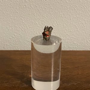 Austrian Cold Painted Bronze Micro Miniature Timmy Tiptoes Figurine- Vintage Vienna, Austria Cold Painted Bronze Beatrix Potter Figurine