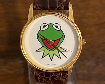 Reloj Henson Associates de 1987 de la Rana Gustavo: ¡Ja! Reloj clásico de Gustavo