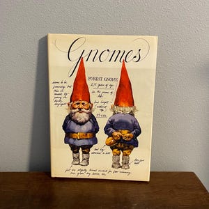 1977 First Edition, Early Printing of Gnomes by Wil Huygen, with Illustrations by Rien Poortvliet