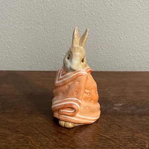 Poorly Peter Rabbit- Beatrix Potter Figurine- John Beswick Studio of Royal Doulton, England, Copyright 1976