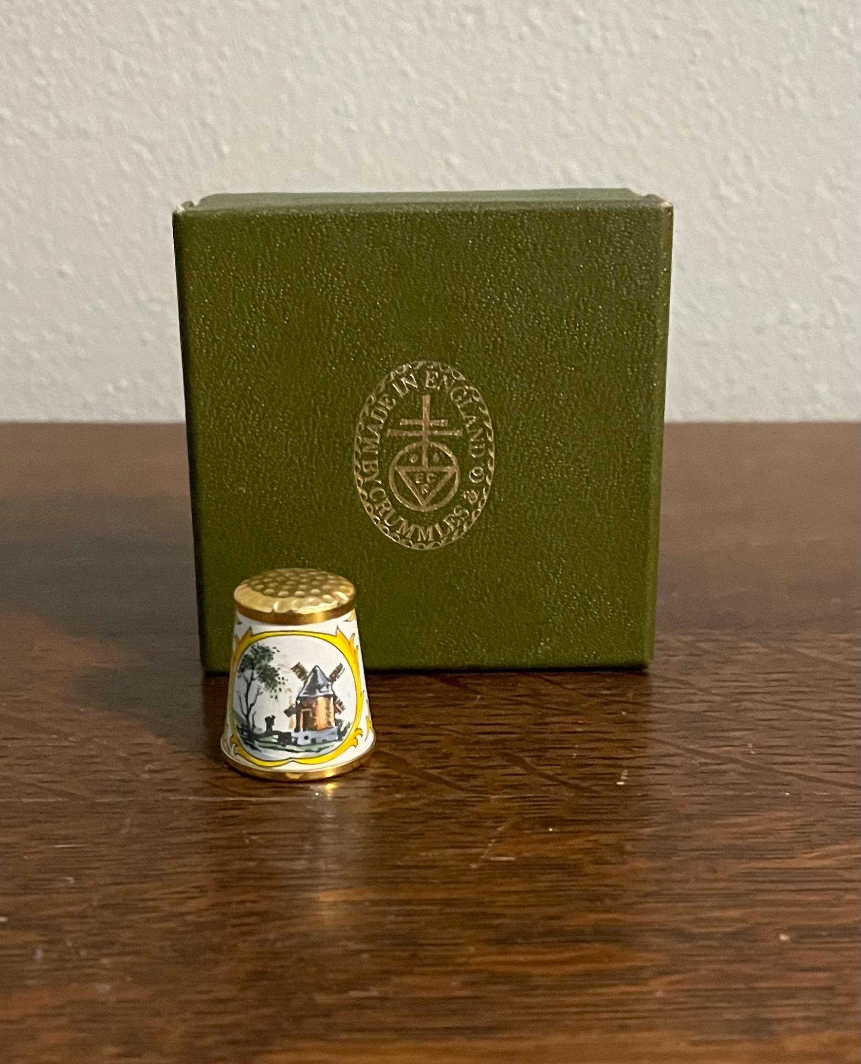 Halcyon Days Thimble - Etsy Halcyon Days Thimble - Etsy