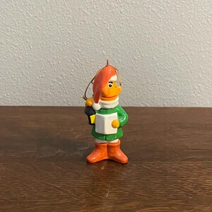 1989 Sesame Street Bert Holiday Ornament- Vintage Ceramic Sesame Street Caroler Bert Ornament