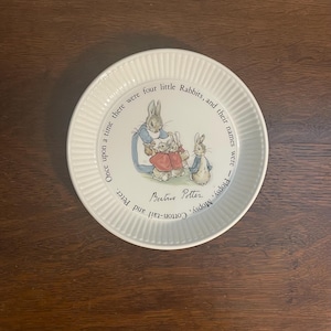 Wedgwood Beatrix Potter Tale of Oeter Rabbit Dish- Vintage Wedgewood Tale of Peter Rabbit Dish