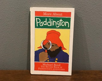 Cópia de capa dura assinada pelo autor em 1992 de More About Paddington, de Michael Bond, ilustrada por Peggy Fortnum